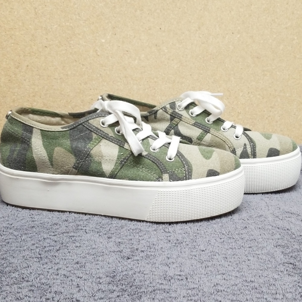 steve madden platform camo sneakers